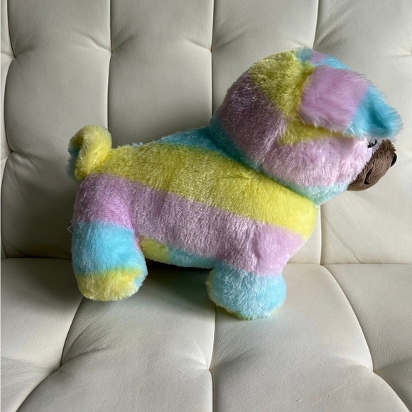 Mameshiba San Kyodai Amuse Rainbow Dog Plushie (NWT) - Picture 4 of 9